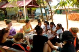 Antoinette Beaumont during her World Challenge volunteering trip to a Cambodian orphanage in 2013.