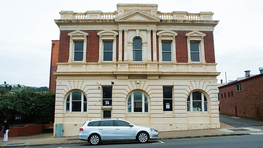 Post office facade