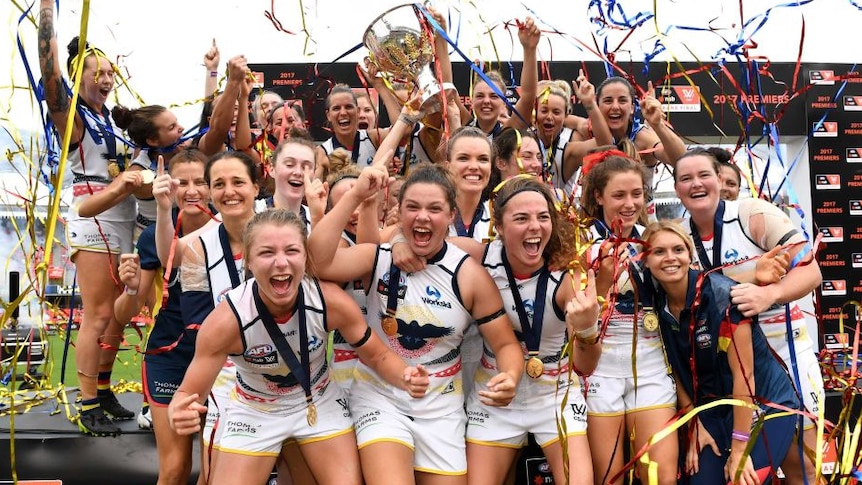 Adelaide Crows win the 2017 Women's AFL Grand Final