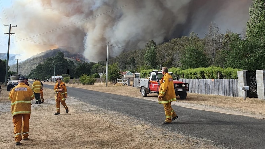 Fingal was upgraded to an emergency warning after 6:15pm.