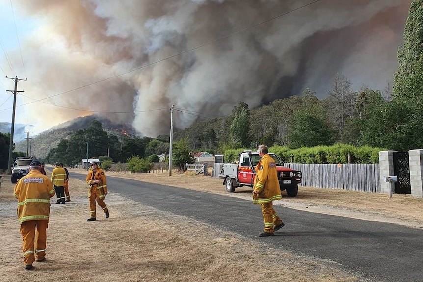 Fingal was upgraded to an emergency warning after 6:15pm.