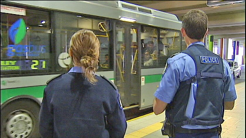 Police and Transperth bus