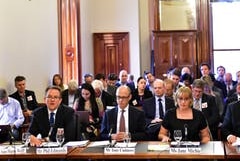 The Senate inquiry into tax avoidance, Victorian Parliament House, April 2015