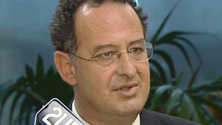 Sacked minister: Milton Orkopoulos was hospitalised this afternoon after an apparent suicide attempt (file photo).