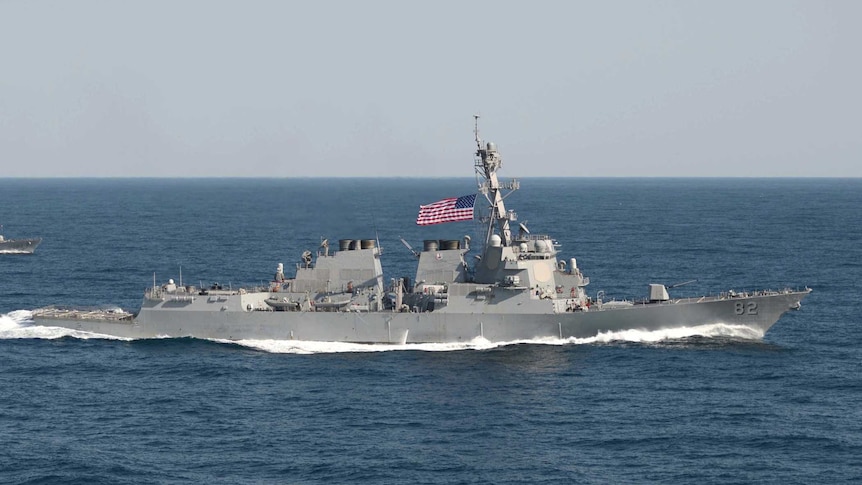 US navy ship USS Lassen
