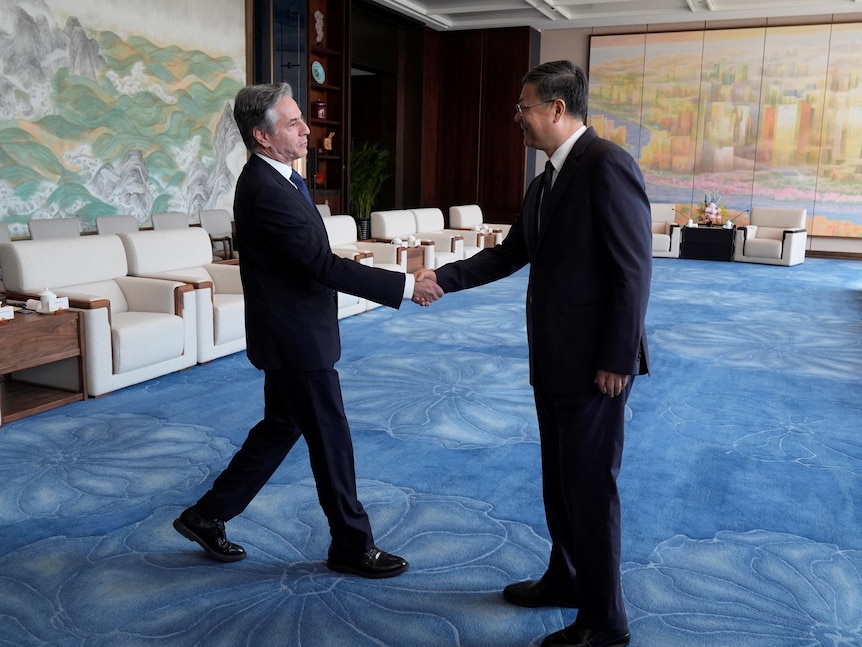 布林肯会晤上海市委书记陈吉宁。