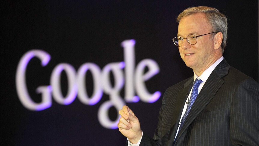 Google executive chairman Eric Schmidt