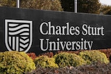 Charles Sturt University signage.