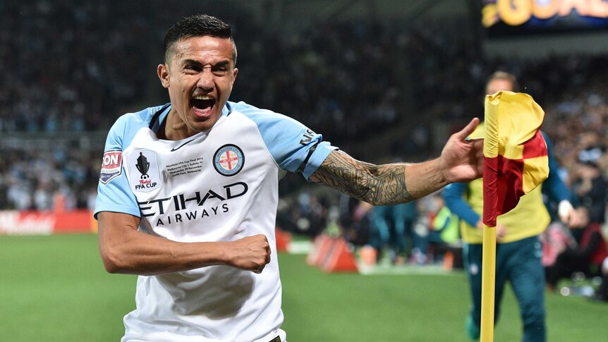 Melbourne City player Tim Cahill