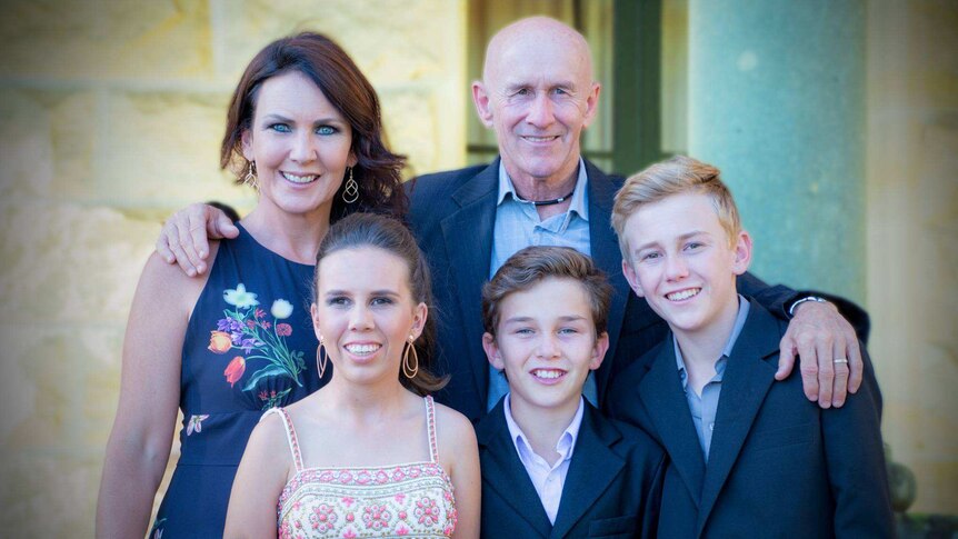 Jeff Lloyd and his family