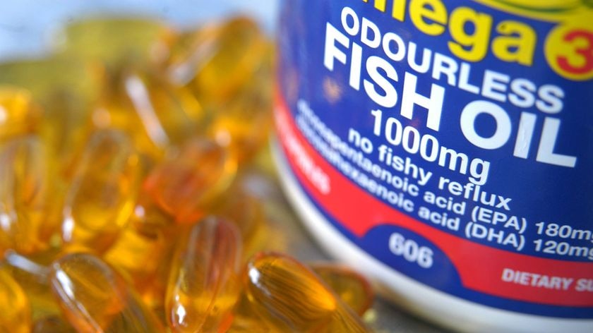 Fish oil capsules