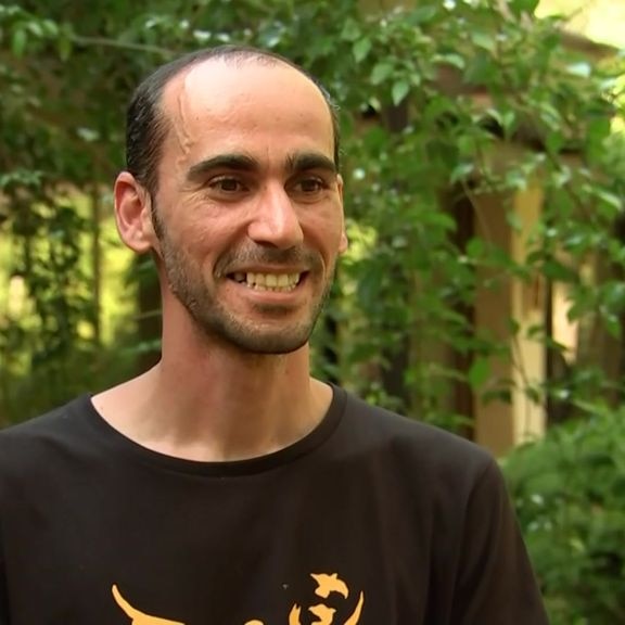Mostafa Azimitabar says his release was "the most beautiful moment of my life"