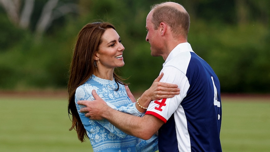 Kate and William at the polo