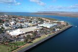 An aerial shot of Port Augusta.
