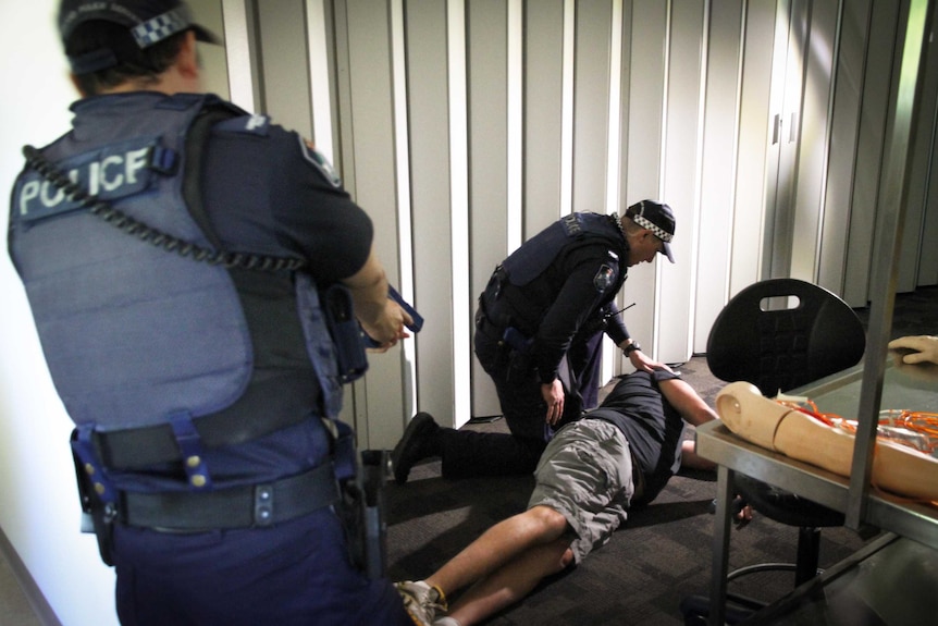 First to respond during the operation was Queensland Police.