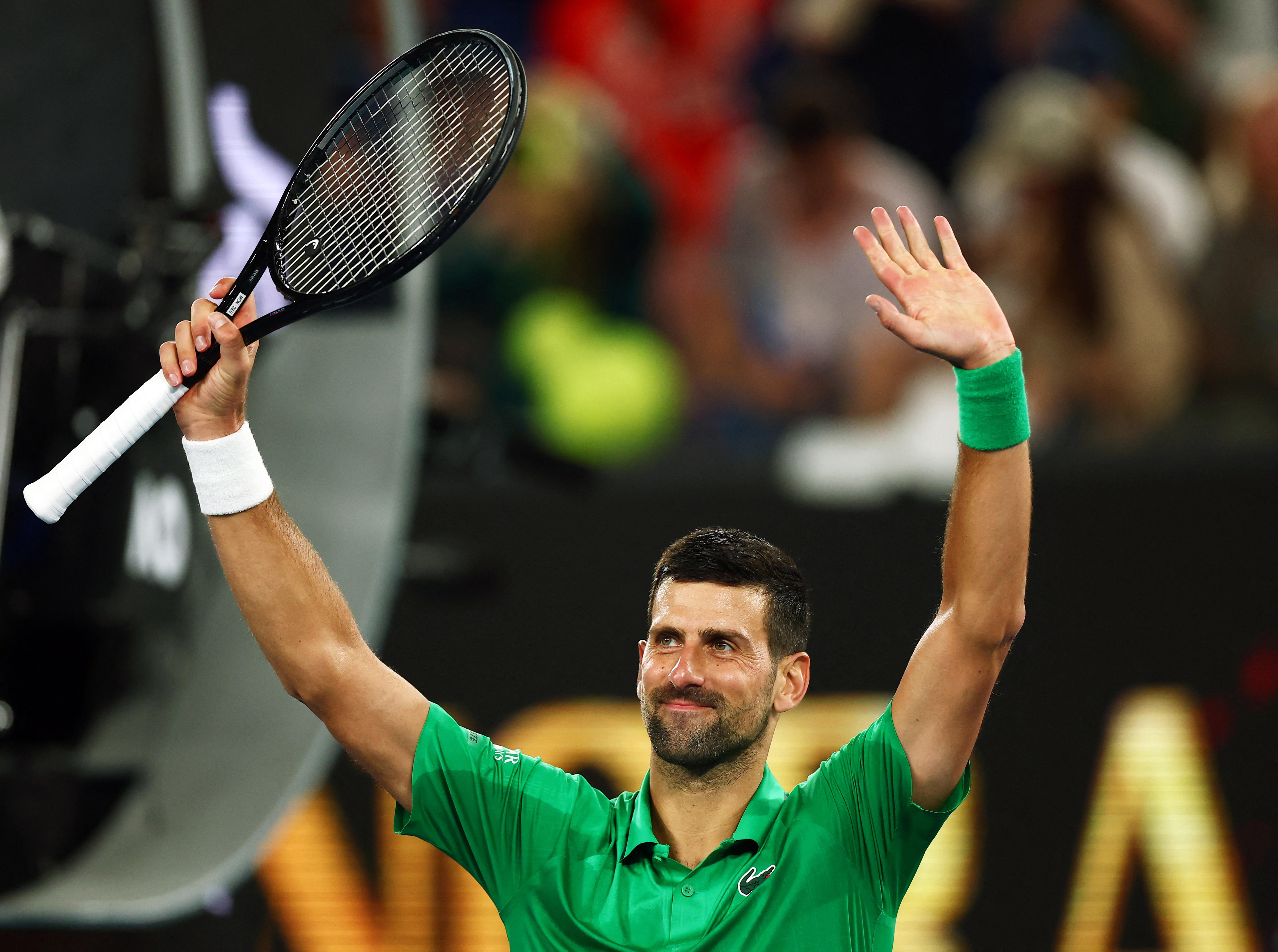 Djokovic 'excited' to be a centurion as he wins 100th match at Australian Open
