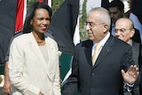 Condoleezza Rice and Palestinian PM Salam Fayyad