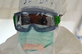Ebola health worker, Liberia