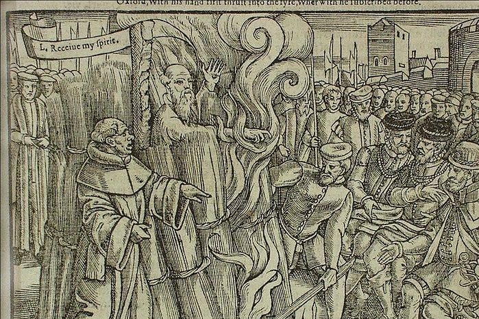 Thomas Cranmer's execution, 1556