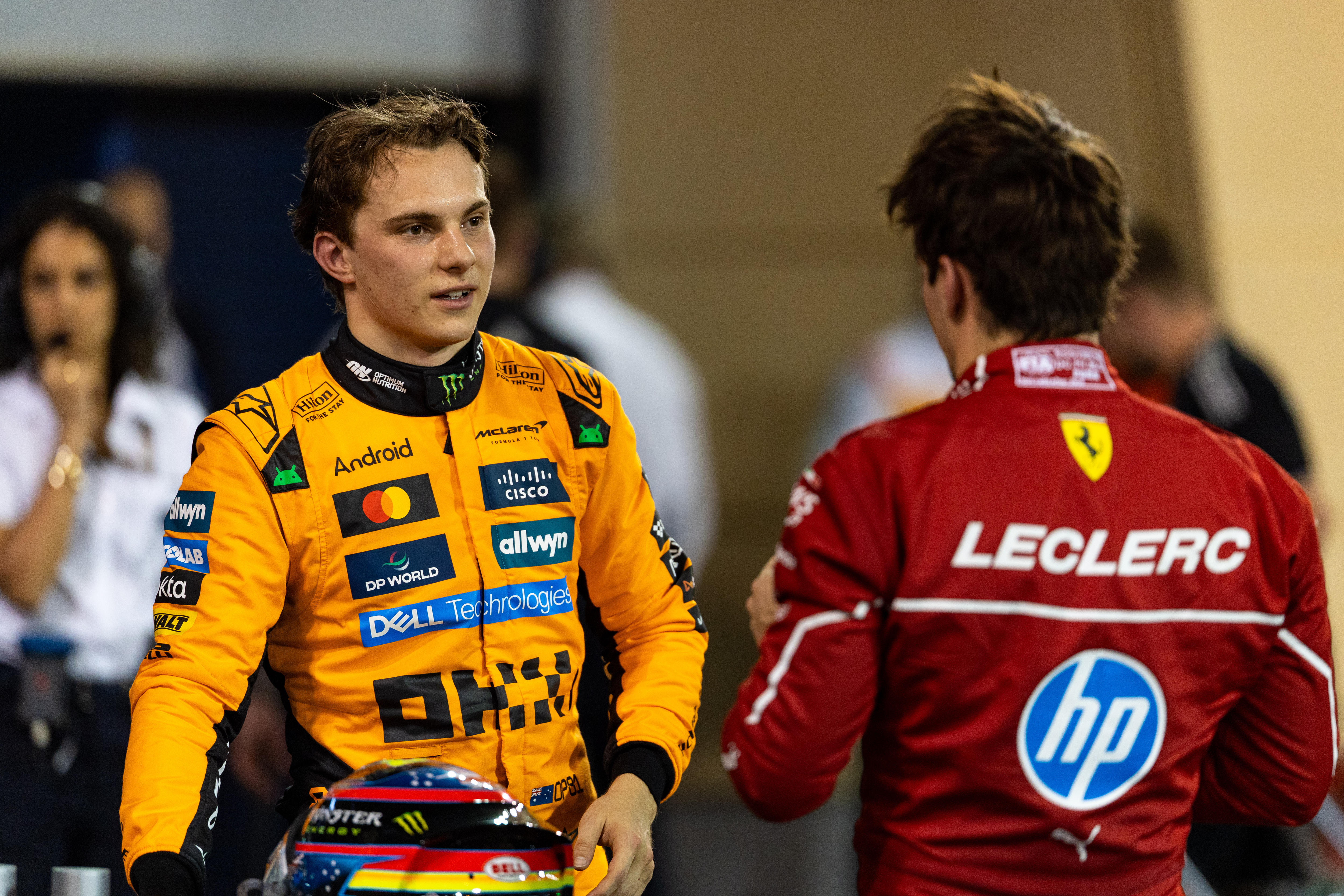 F1バーレーングランプリ：オスカーピアストリポールから始まり、チャンピオンシップのライバルが6番目と7番目