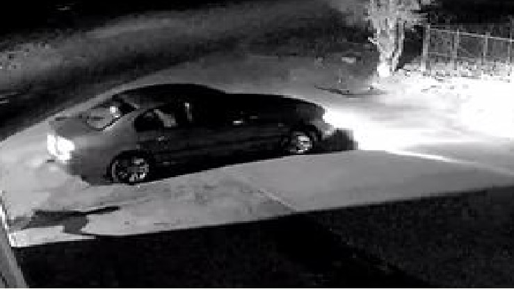 CCTV still image of Dale Pantic's Ford Falcon