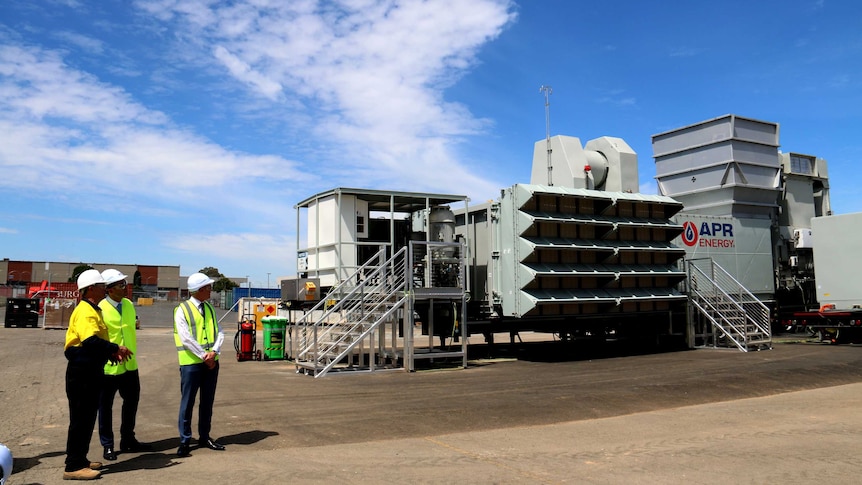 Diesel generator at the old Holden factory