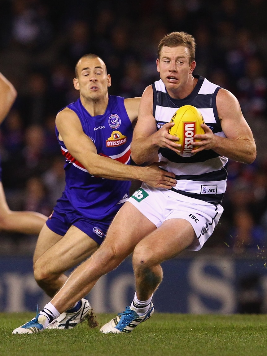 Steve Johnson finished with 36 touches to help steer the Cats to a much-needed win.