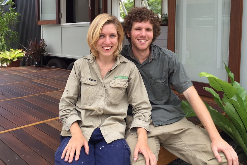 Brisbane architect graduates Lara Nobel and Andrew Carter
