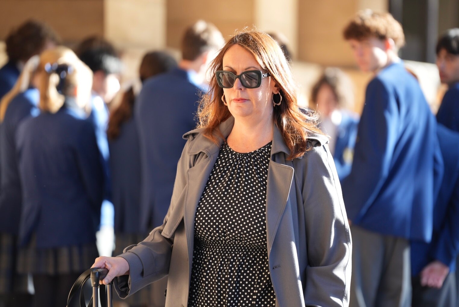 Prosecutor Tali Costi arriving at court