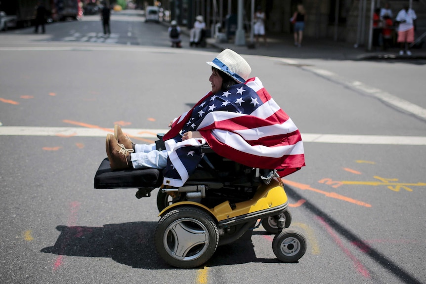 Disability pride parade in the Big Apple