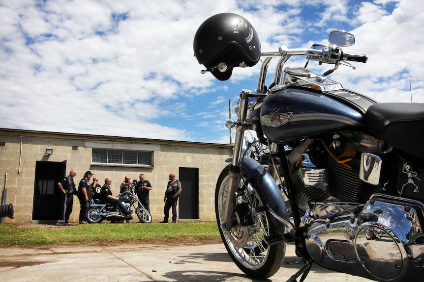 Bikers at Mount Gambier Longriders club