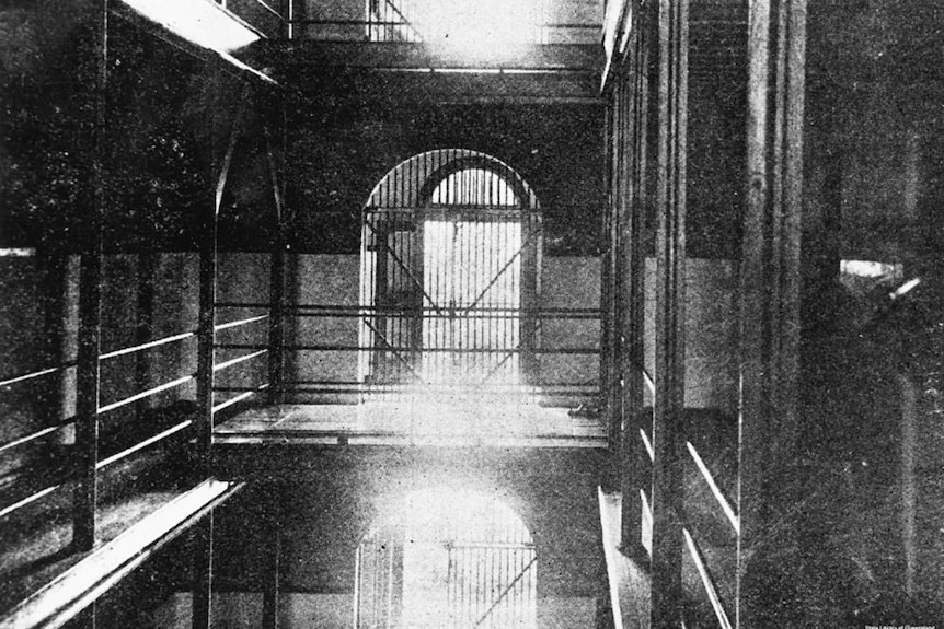 The gallows in Boggo Road Gaol in 1903