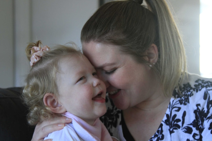 Lauren Miller and her daughter Mackenzie Miller.