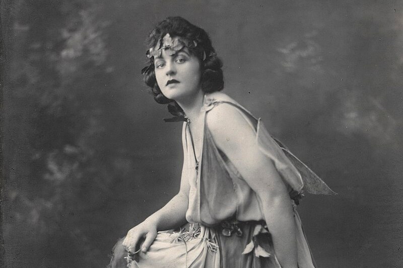 P.L. Travers in a 1924 production of A Midsummer Night's Dream.