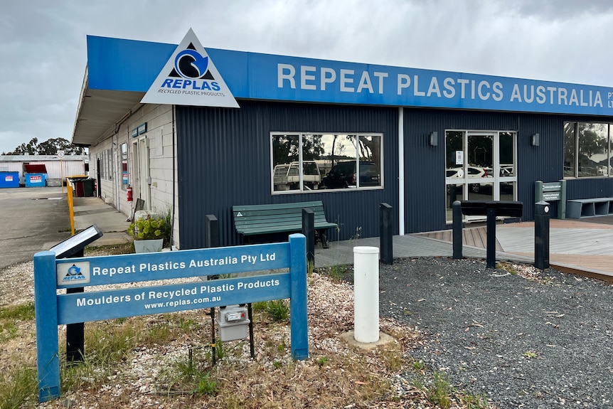 exterior of ballarat recycled plastics manufacturer replas