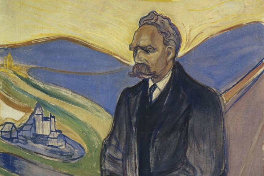 Portrait of Friederich Nietzsche by Edvard Munch