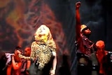 Lady Gaga performs during her Sydney concert