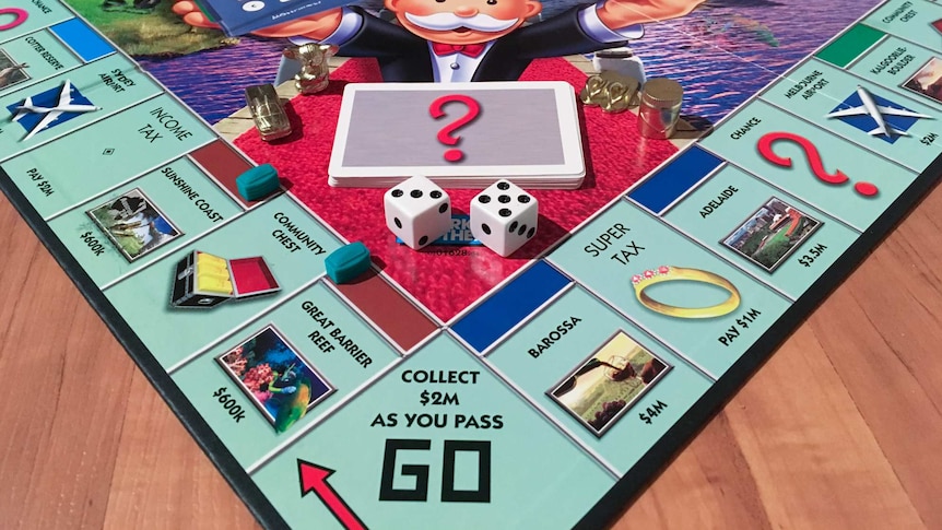 Monopoly Australia Here and Now electronic board game
