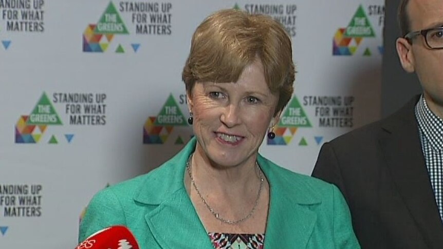 Christine Milne at Greens campaign launch
