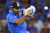 Virat Kohli plays a pull shot against West Indies