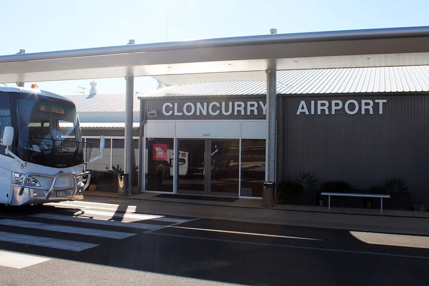 The front entrance to Cloncurry Airport