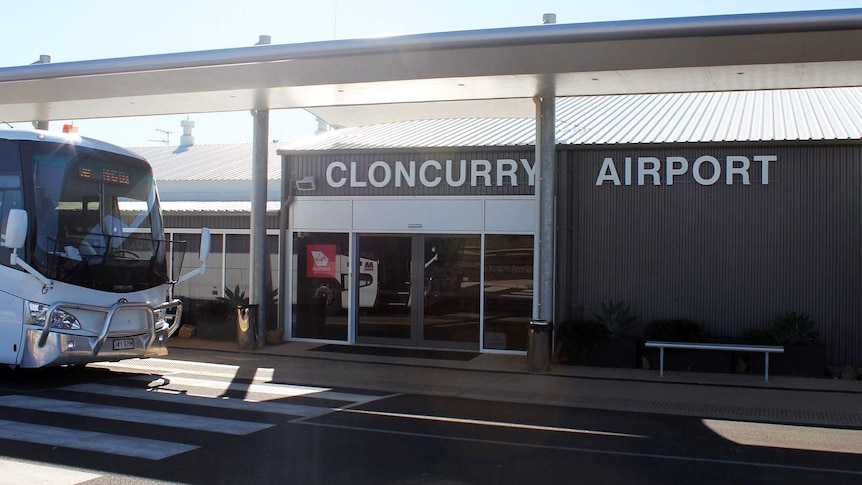 The front entrance to Cloncurry Airport