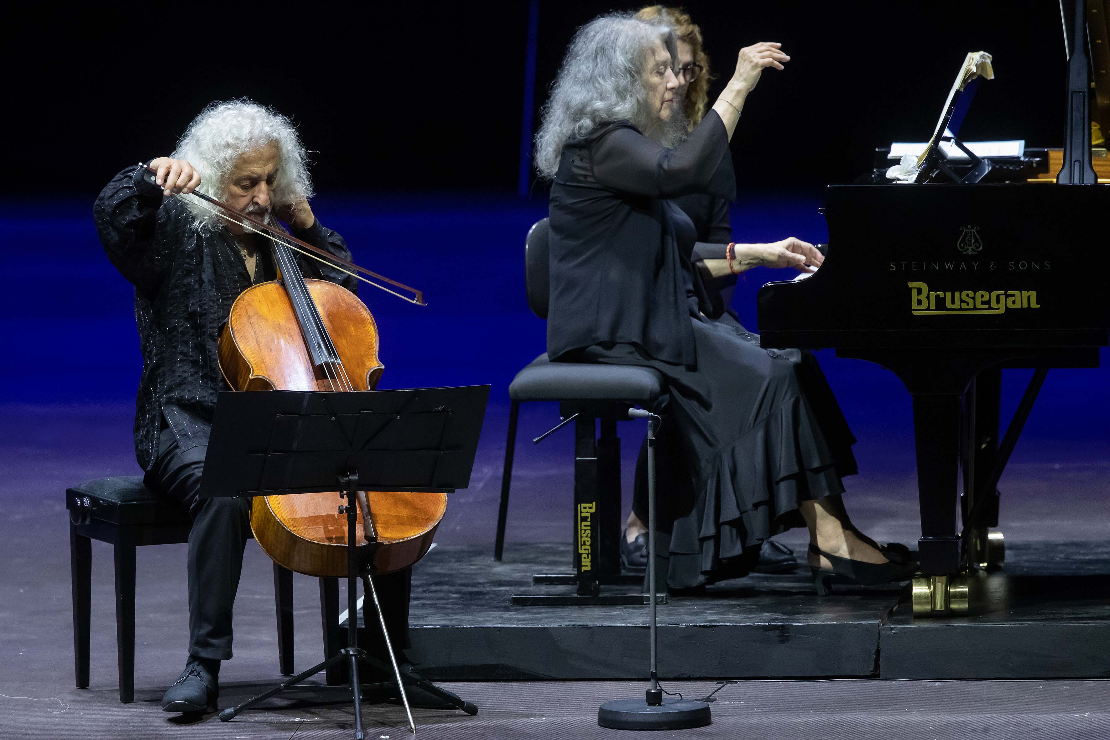 Martha Argerich and Mischa Maisky at the 2023 Ravenna