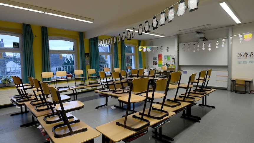 Empty classroom