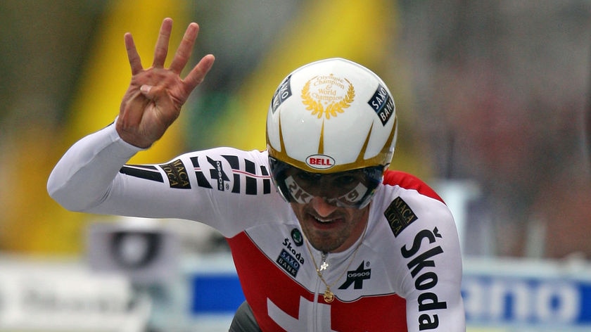 Moving target ... Fabian Cancellara.
