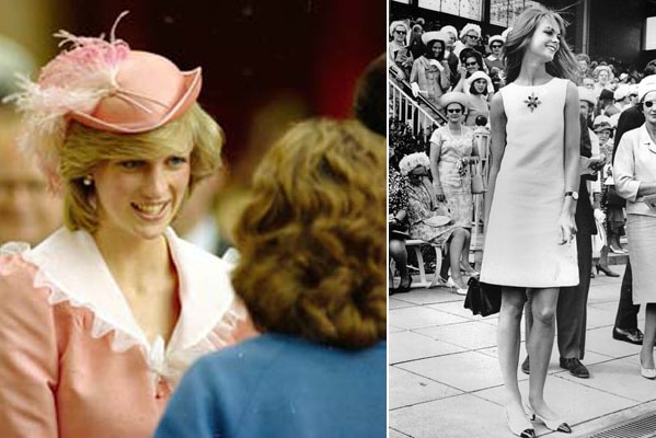 Composite of Princess Diana and Jean Shrimpton