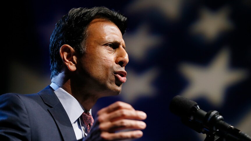 Republican presidential candidate Bobby Jindal