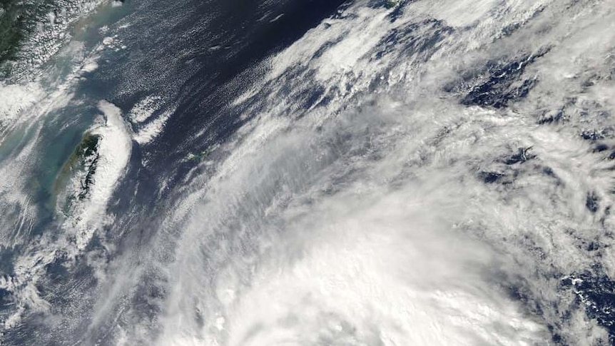 Typhoon Megi approaches the Philippines on October 17.