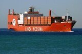 The container ship Jolly Nero.