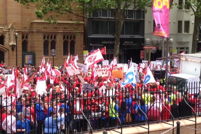 Disability Services protest